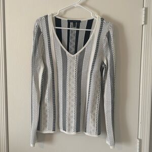 Black and white top
